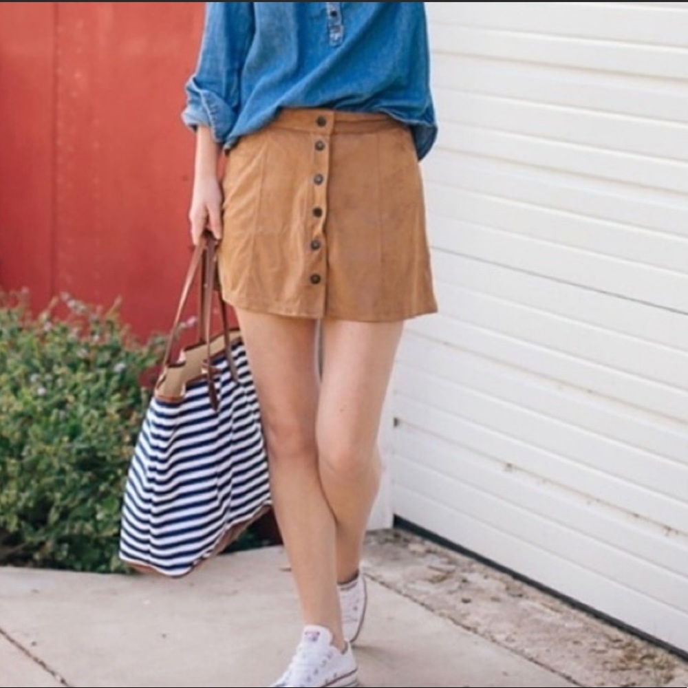 American Eagle button front skirt